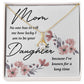 Mom No One Has Tell Me Alluring Ribbon Necklace-Express Your Love Gifts