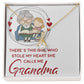 Girl Stole My Haert Calls Me Grandma Alluring Ribbon Necklace-Express Your Love Gifts