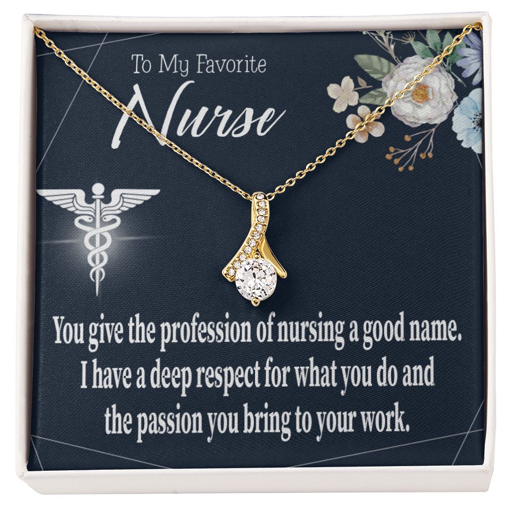 Deep Respect Alluring Ribbon Necklace-Express Your Love Gifts