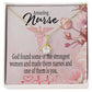 God Made Nurses Alluring Ribbon Necklace-Express Your Love Gifts