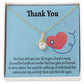 Gift Idea For Hospital Staff Alluring Ribbon Necklace-Express Your Love Gifts