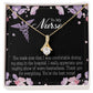 You're the Best Nurse Alluring Ribbon Necklace-Express Your Love Gifts