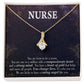 Caring Angel Nurse Alluring Ribbon Necklace-Express Your Love Gifts