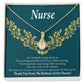 Thank You Medical Hero Alluring Ribbon Necklace-Express Your Love Gifts