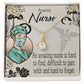An Amazing Nurse Alluring Ribbon Necklace-Express Your Love Gifts