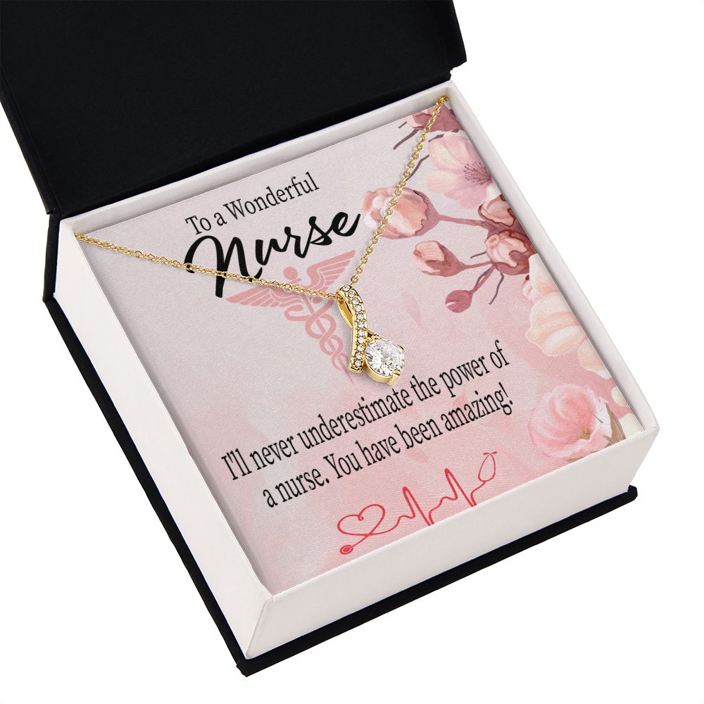 Amazing Nurse Alluring Ribbon Necklace-Express Your Love Gifts
