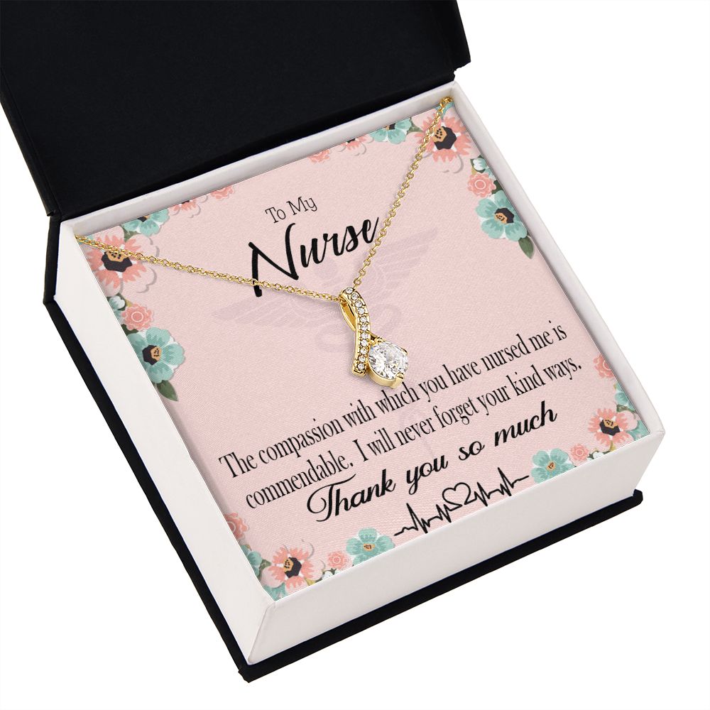 Commendable Nurse Alluring Ribbon Necklace-Express Your Love Gifts