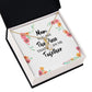 Mum You Are The Piece Alluring Ribbon Necklace-Express Your Love Gifts