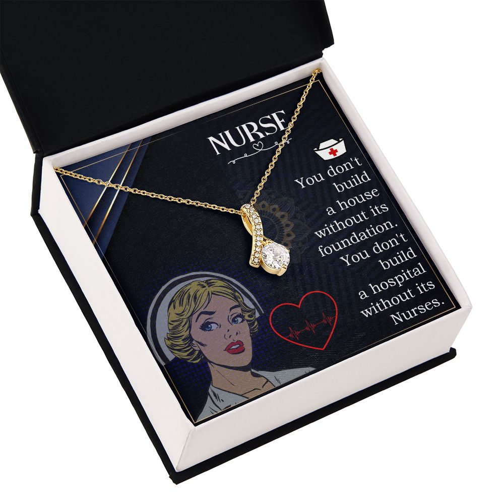 Nurse Alluring Ribbon Necklace-Express Your Love Gifts