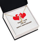 Together We Just Fit Alluring Ribbon Necklace-Express Your Love Gifts