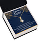 Thank You Nurse Alluring Ribbon Necklace-Express Your Love Gifts