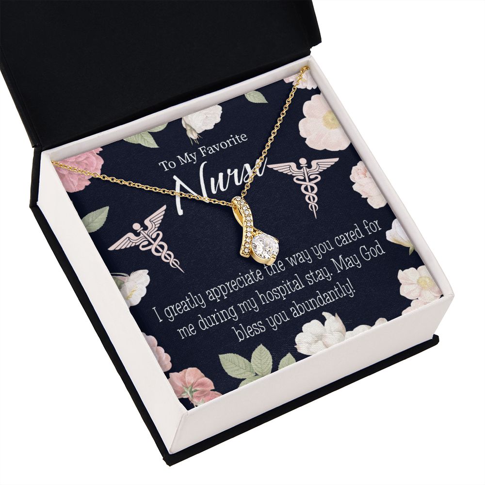 God Bless You Abundantly! Alluring Ribbon Necklace-Express Your Love Gifts