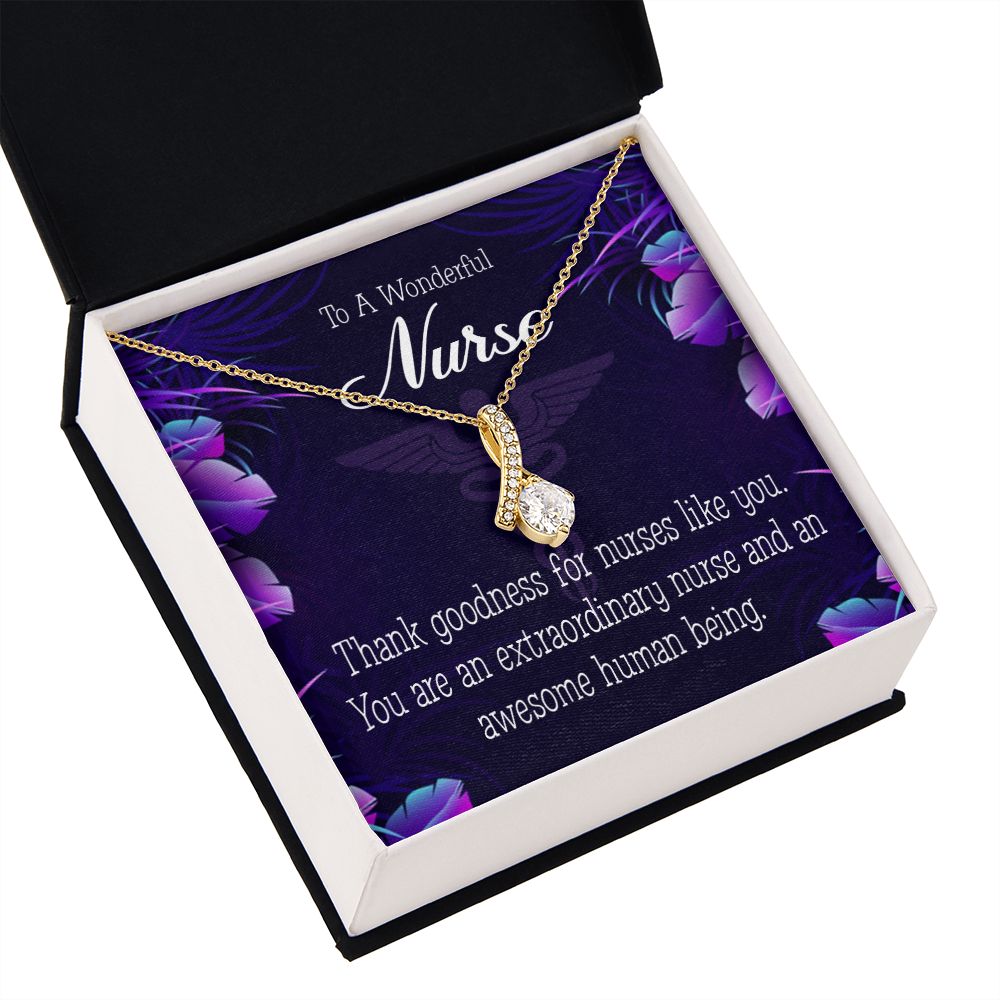 Extraordinary Nurse Alluring Ribbon Necklace-Express Your Love Gifts
