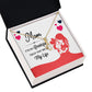Mom I'm So Grateful Alluring Ribbon Necklace-Express Your Love Gifts