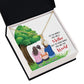 To The World You Are a Mother Alluring Ribbon Necklace-Express Your Love Gifts
