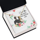 I Love You Because You Are My Life Alluring Ribbon Necklace-Express Your Love Gifts