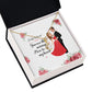 You Are The Missing Piece to My Heart Alluring Ribbon Necklace-Express Your Love Gifts