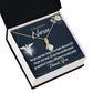 You Don't Go Unnoticed Alluring Ribbon Necklace-Express Your Love Gifts