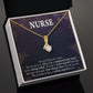 Caring Angel Nurse Alluring Ribbon Necklace-Express Your Love Gifts