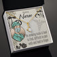 An Amazing Nurse Hard to Forget Alluring Ribbon Necklace-Express Your Love Gifts