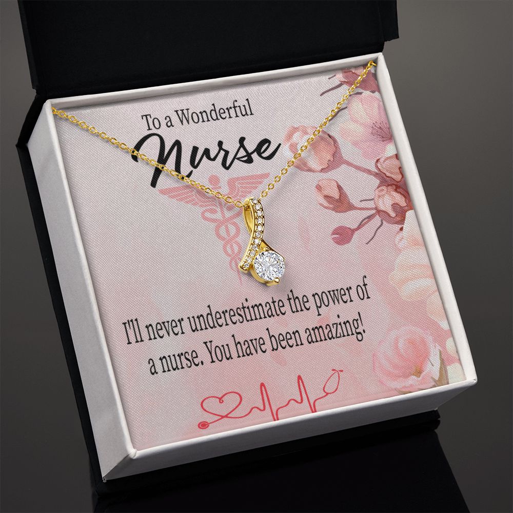 Amazing Nurse Alluring Ribbon Necklace-Express Your Love Gifts