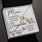 Mom No One Has Tell Me Alluring Ribbon Necklace-Express Your Love Gifts