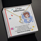 Thanks to Nurse Caregivers Alluring Ribbon Necklace-Express Your Love Gifts
