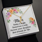 Mom Bestfriend For Life Alluring Ribbon Necklace-Express Your Love Gifts