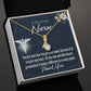 You Don't Go Unnoticed Alluring Ribbon Necklace-Express Your Love Gifts