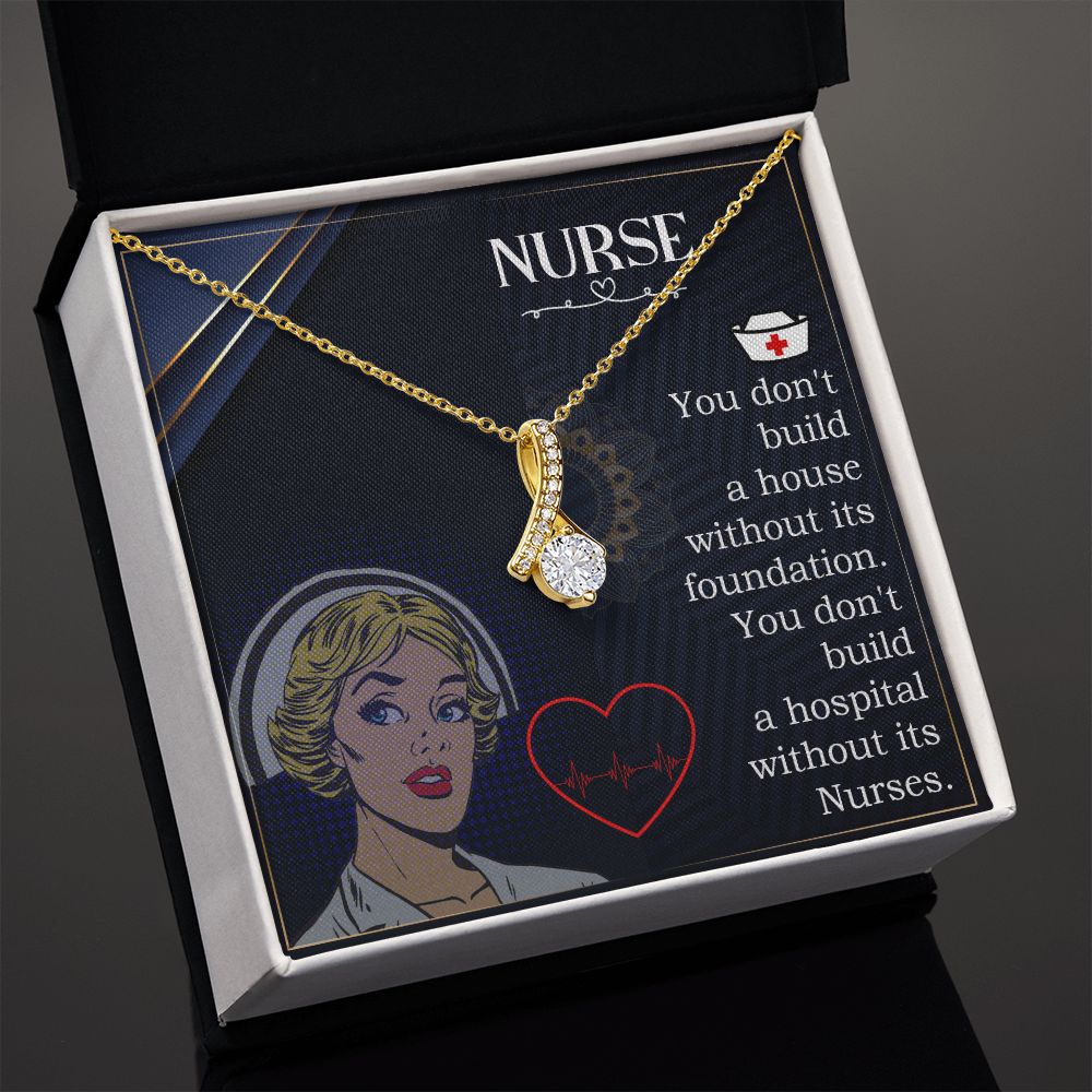 Nurse Alluring Ribbon Necklace-Express Your Love Gifts