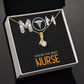 Mom Nurse Alluring Ribbon Necklace-Express Your Love Gifts