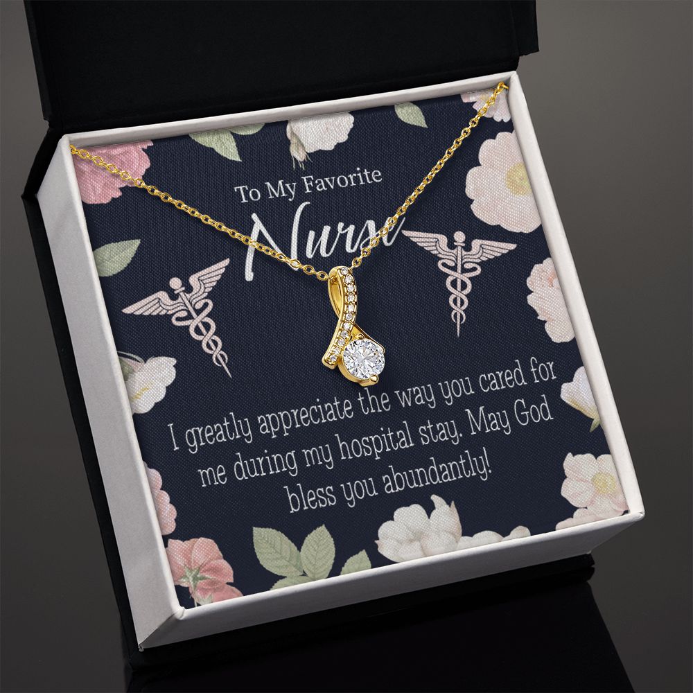 God Bless You Abundantly! Alluring Ribbon Necklace-Express Your Love Gifts