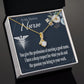 Deep Respect Alluring Ribbon Necklace-Express Your Love Gifts