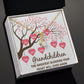 Grandchildren the Greatest Blessing Alluring Ribbon Necklace-Express Your Love Gifts