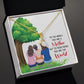 To The World You Are a Mother Alluring Ribbon Necklace-Express Your Love Gifts