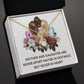Mother and Daughter Never Apart Alluring Ribbon Necklace-Express Your Love Gifts