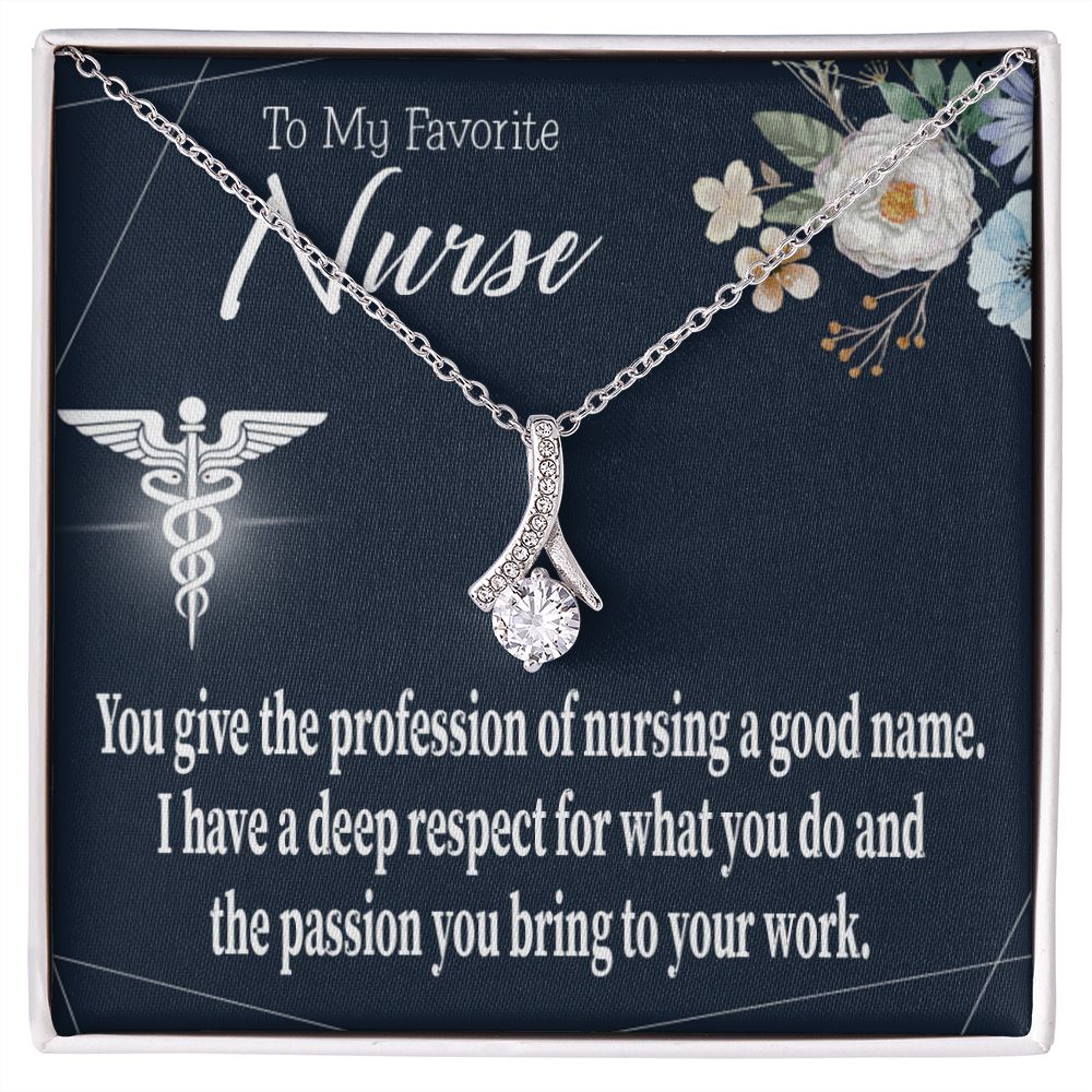 Deep Respect Alluring Ribbon Necklace-Express Your Love Gifts