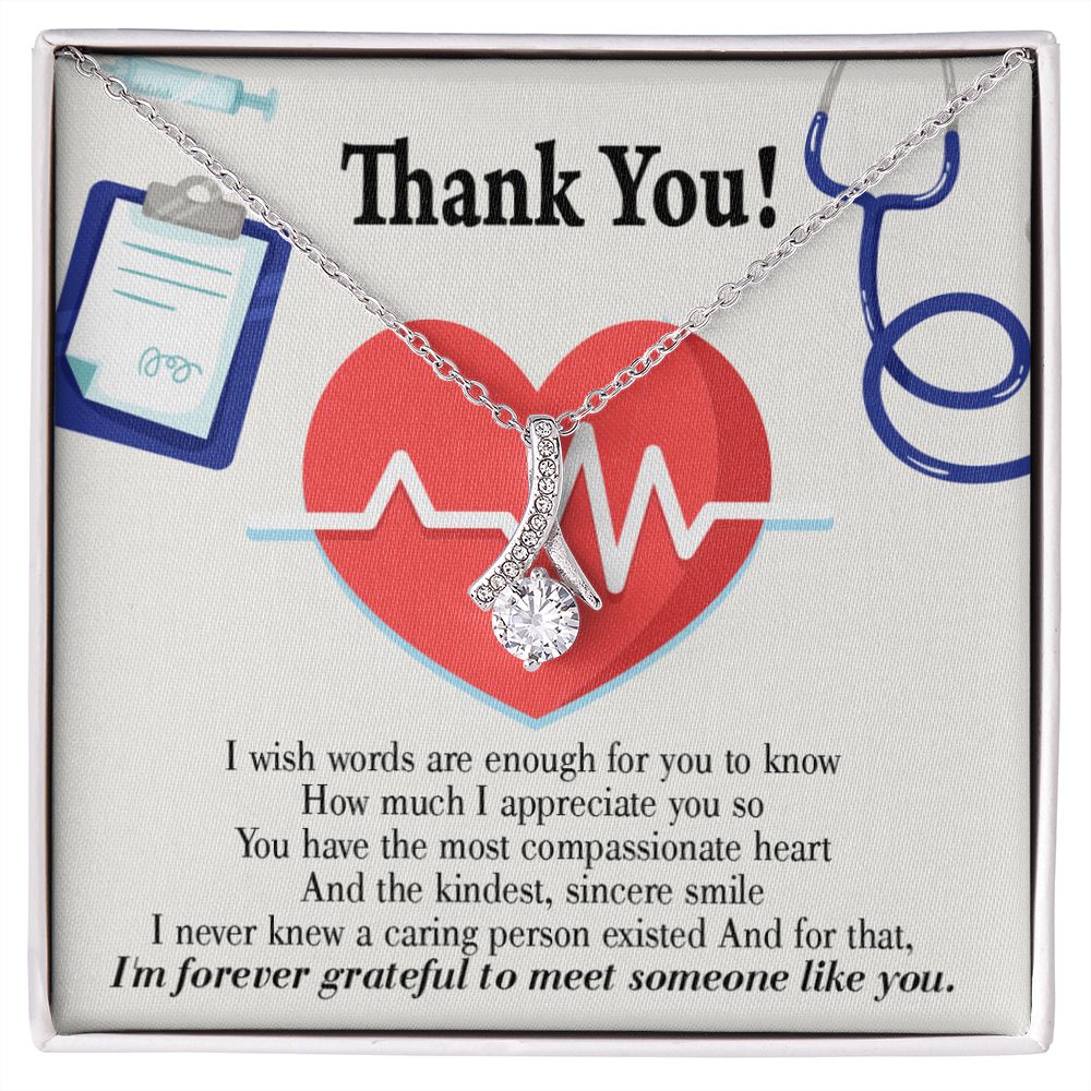 Gift Idea For Medical Staff Alluring Ribbon Necklace-Express Your Love Gifts