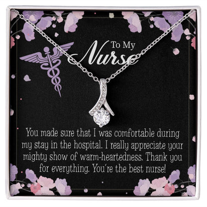 You're the Best Nurse Alluring Ribbon Necklace-Express Your Love Gifts