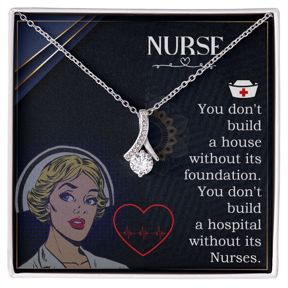 Nurse Alluring Ribbon Necklace-Express Your Love Gifts