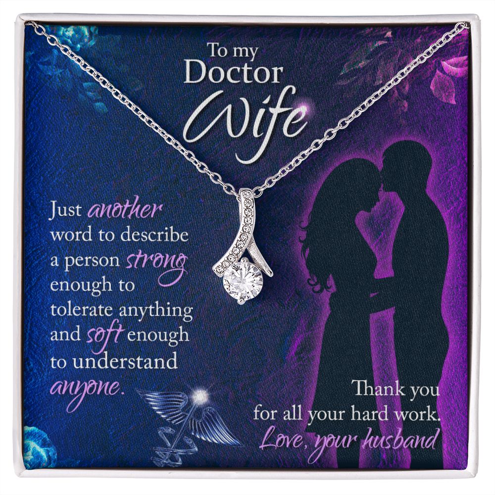 Just Another Word Alluring Ribbon Necklace-Express Your Love Gifts