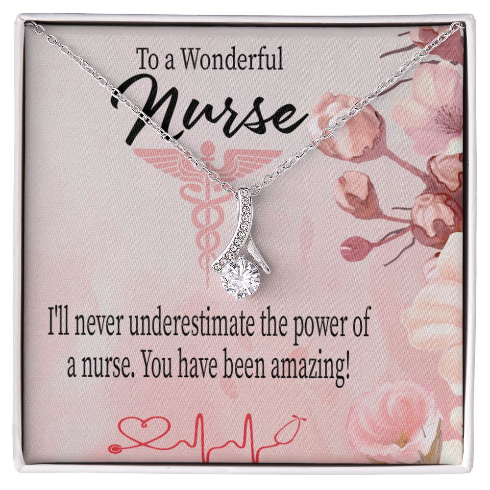 Amazing Nurse Alluring Ribbon Necklace-Express Your Love Gifts