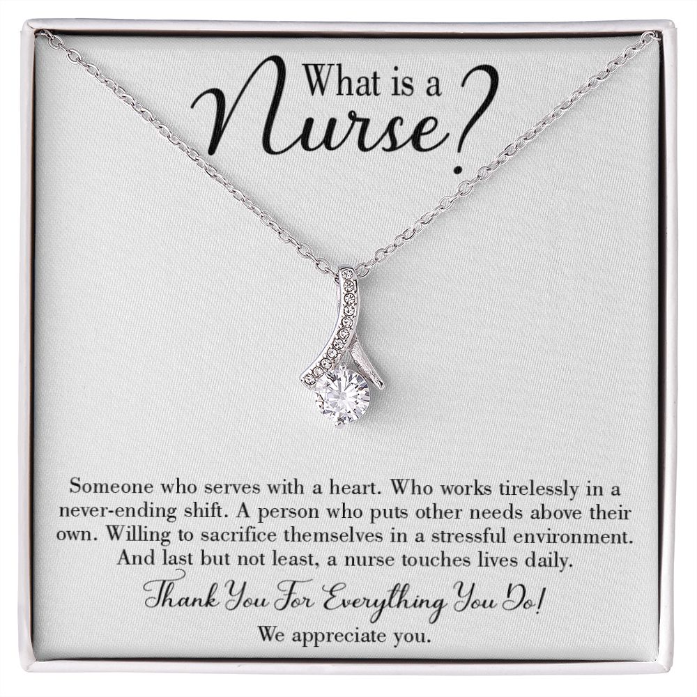 What is a Nurse Alluring Ribbon Necklace-Express Your Love Gifts