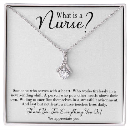 What is a Nurse Alluring Ribbon Necklace-Express Your Love Gifts