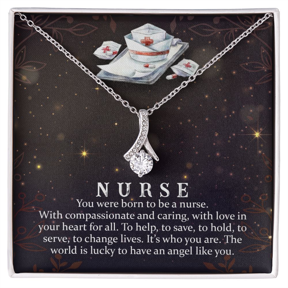 You Were Born to Be Alluring Ribbon Necklace-Express Your Love Gifts