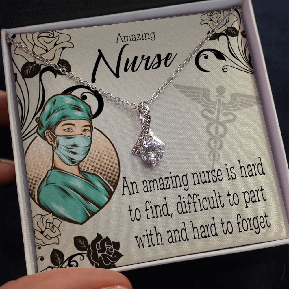 An Amazing Nurse Alluring Ribbon Necklace-Express Your Love Gifts