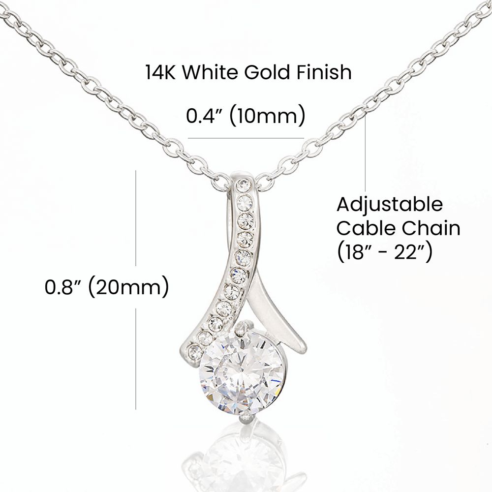 An Amazing Nurse Alluring Ribbon Necklace-Express Your Love Gifts