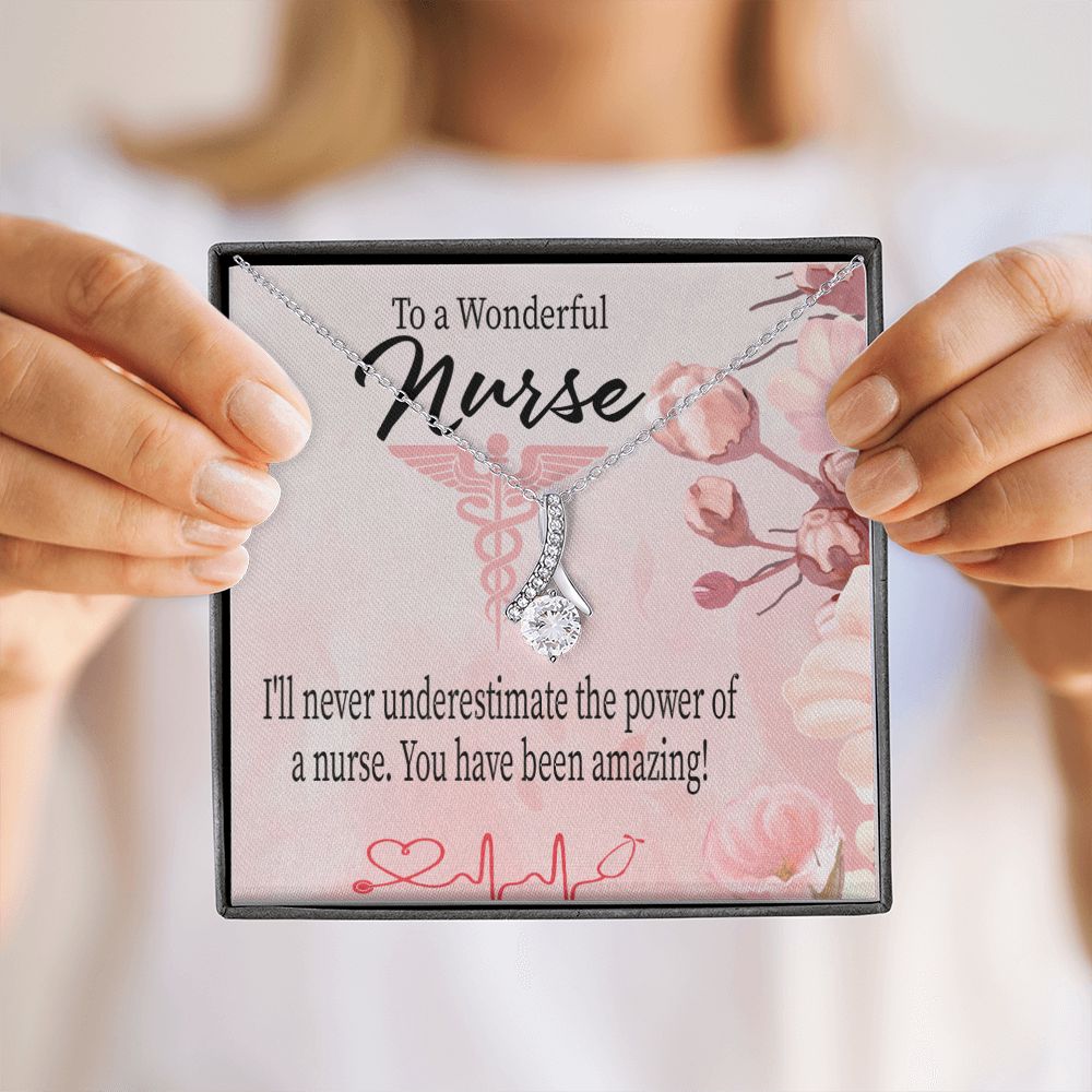 Amazing Nurse Alluring Ribbon Necklace-Express Your Love Gifts