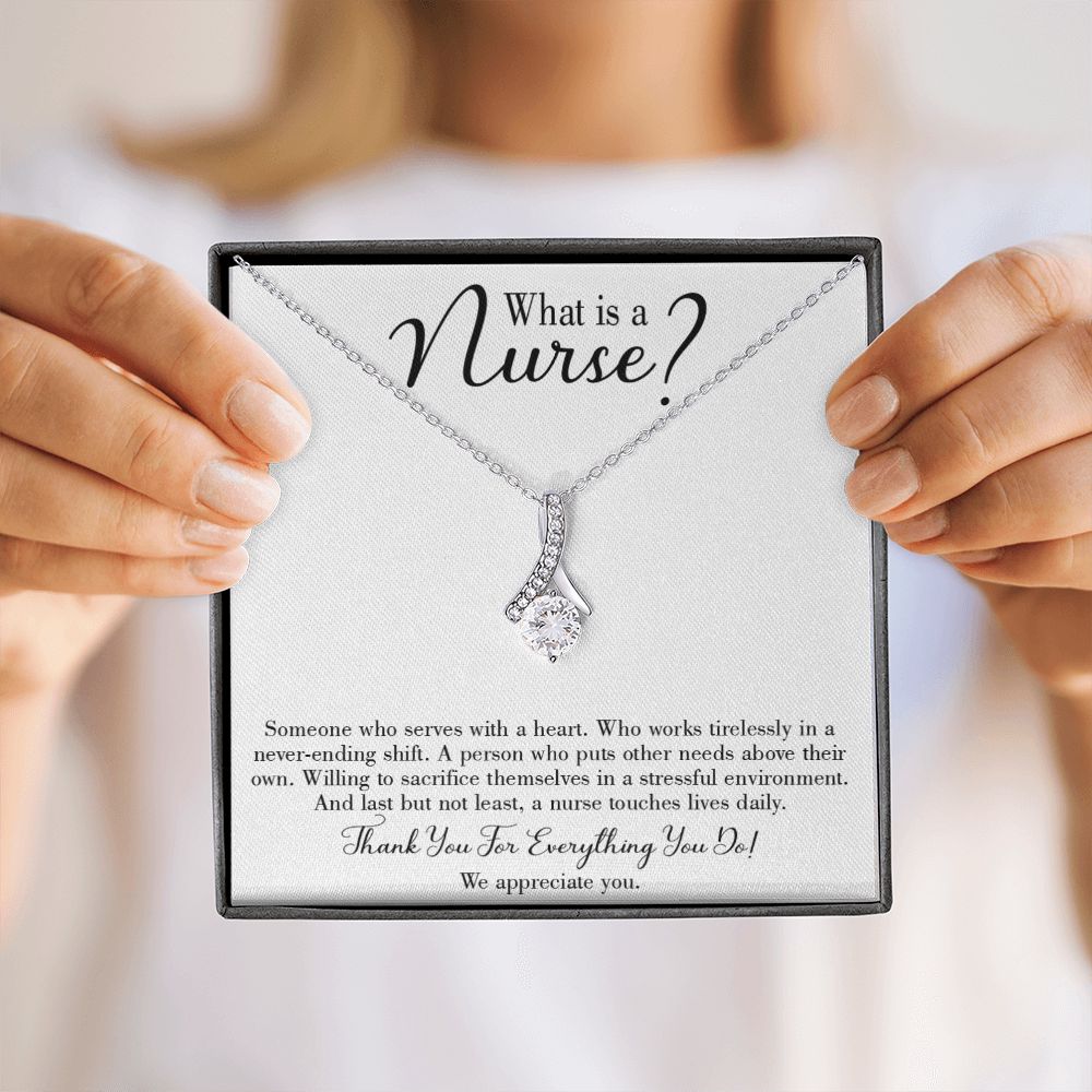 What is a Nurse Alluring Ribbon Necklace-Express Your Love Gifts