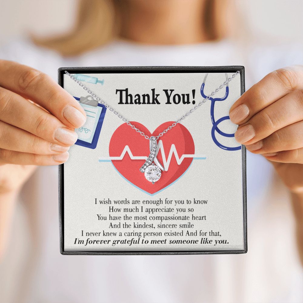 Gift Idea For Medical Staff Alluring Ribbon Necklace-Express Your Love Gifts